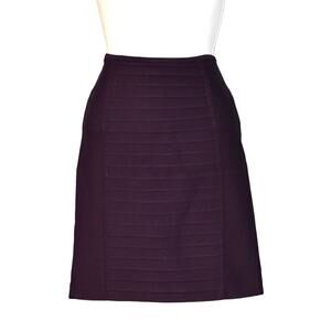 A7 Auth HERVE LEGER Purple Bandage Pencil Skirt Size XS